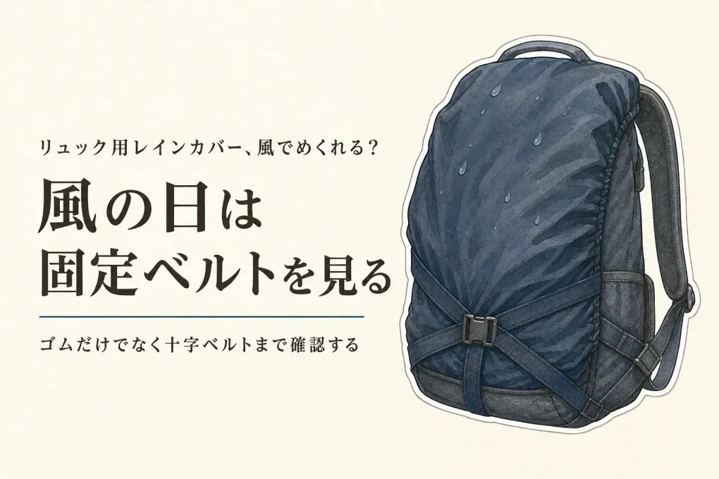 リュック用レインカバー人気ランキング6選｜容量・背面の雨・固定ベルト・反射材で比較