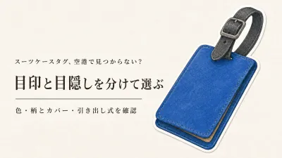 レビュー数が多いスーツケースタグを比べる｜空港で見分けやすく個人情報を隠せる構造で選ぶ